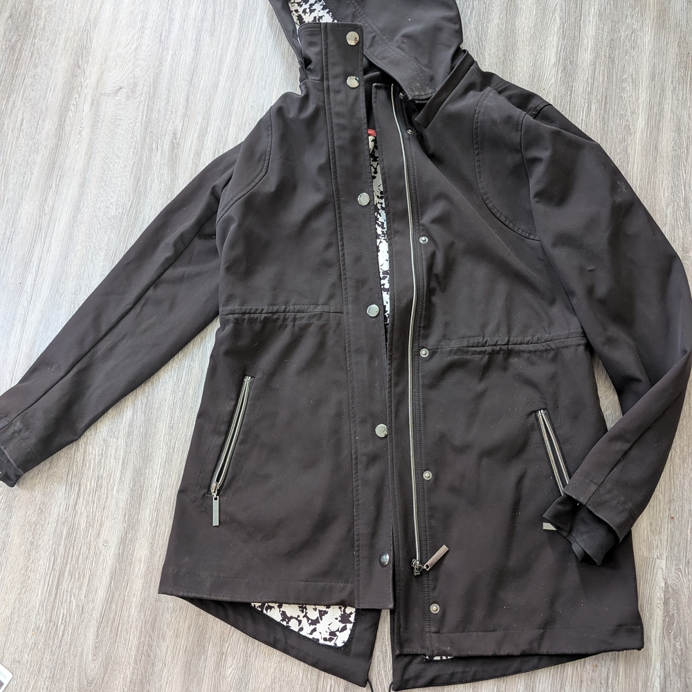 Women's Black Hooded Jacket